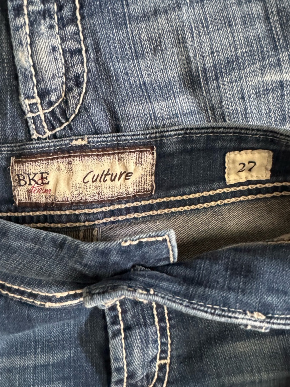 BKE Buckle Stella Culture Jean Shorts Lot of 3 Women's 27 Denim Blue Western - Picture 13 of 14